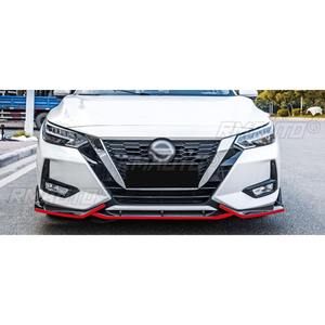 <b>Car</b> Front Bumper Lip <b>Diffuser</b> Spoiler Glossy Black Modification Part <b>for</b> Nissan Sylphy 2020-2022 Protector <b>Car</b> Accessories - Product Image 4