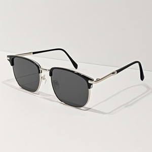 Nouvelles Lunettes de Soleil Demi-Cerclées Unisexe Style Vintage Européen-Américain Sven UV400 Tendance Polyvalentes pour Femme <span class=keywords><strong>Bot</strong></span> X03 Voyage - Product Image 4