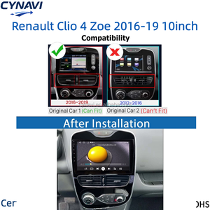 CYNAVI Autoradio Android per Renault CLIO 4 10'' 2016-2019 con GPS, WiFi e Display RGB, Sistema Operativo Android - Product Image 2