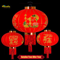 50cm Polyester chinesische Laterne rote Laterne Festival Dekoration Neujahrs dekoration Akzeptieren Sie kunden spezifische Festival Dekoration Laterne