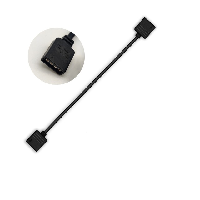 RGB Splitter 12V 4 Pin Transfer Extension Cable 1 to 2 3 4 5 Y Type Cable Connector for Led Strip PC Motherboard