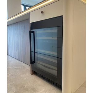 <span class=keywords><strong>Cave</strong></span> <span class=keywords><strong>à</strong></span> <span class=keywords><strong>vin</strong></span> électrique <span class=keywords><strong>à</strong></span> commande tactile 145L avec porte vitrée et affichage numérique, réfrigérateur <span class=keywords><strong>à</strong></span> <span class=keywords><strong>vin</strong></span> encastrable pour 54 bouteilles - Product Image 3