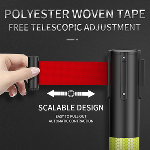 1.0M nhựa nước fillable phản chiếu ánh sáng có thể thu vào vành đai cách ly hàng rào Ngân hàng hàng đợi hàng rào cảnh báo bài an toàn hộ Lan Tôn sóng - Product Image 5