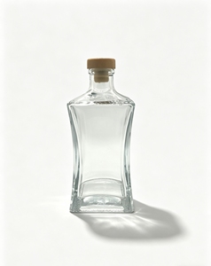 Bouteille moderne taille cintrée en verre transparent de haute qualité, 700 ml, 750 ml, 900 ml, idéale pour le bourbon, le scotch et la <span class=keywords><strong>tequila</strong></span> – Meilleures ventes - Product Image 4