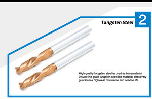 <span class=keywords><strong>Punta</strong></span> da Trapano Elicoidale DOHRE in Carburo di Tungsteno di Alta Qualità con Foro Quadrato e Bassa Forza di Taglio - Product Image 3