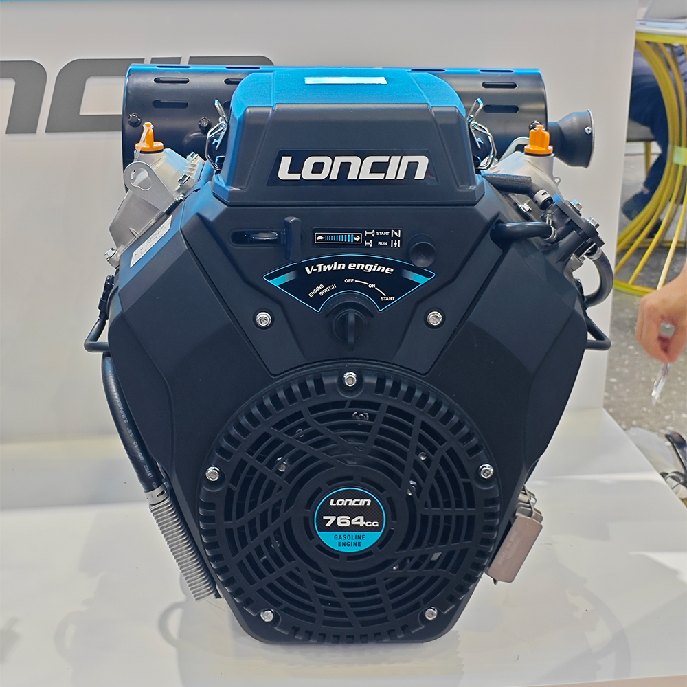 Loncin 2V80FD EFI 764CC V Twin Gasoline Engine - 25HP Air-Cooled