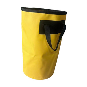 Yellow Foldable <b>Bucket</b> 10-15L Portable Collapsible For Outdoor Bathing And Camping - Product Image 4