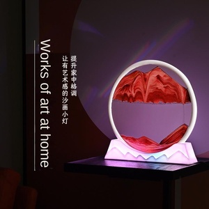 Sables mouvants peinture veilleuse dynamique <span class=keywords><strong>sablier</strong></span> table décoration décoration atmosphère lumière cadeau chaud pour hommes et femmes - Product Image 5