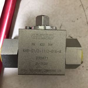 Válvula de Bola de Alta Presión con Brida Hydac KHBF-016-PN040-11146-02X, Operación Manual, Uso Industrial - Product Image 4
