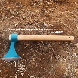 Hacha de Grado Industrial para Exteriores de Año Nuevo - Hoja de Acero con Alto Contenido de Carbono Templada, Mango de Madera para Camping y Uso de Supervivencia Multipropósito - Product Image 2