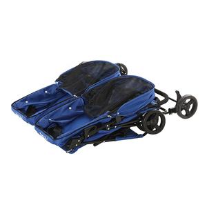 थोक आसान चलना तह कुत्ते डबल घुमक्कड़ पालतू जुड़वां घुमक्कड़ - Product Image 3