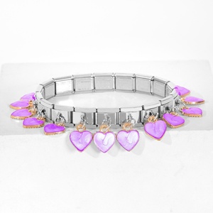 Diseño Mixto DIY: Eslabón de Gancho Italiano de 9mm con Baño de Oro Brillante para Colgar en Pulseras y Colgantes - Product Image 2