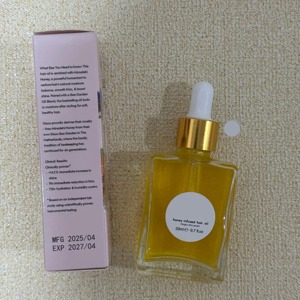 Huile capillaire Gisou Mirsalehi enrichie au miel, format voyage 20ml, pour une nutrition et une hydratation profondes des cheveux - Product Image 3
