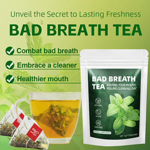 Teh Herbal organik daun Mint murbei kantong teh Licorice bau mulut teh bening untuk peningkatan napas bersertifikat Halal - Product Image 2