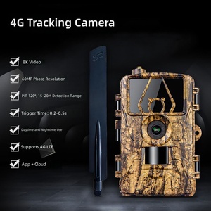 Caméra de chasse sans fil 4G LTE 60MP HD 8K avec vision <span class=keywords><strong>nocturne</strong></span>, piège <span class=keywords><strong>photo</strong></span>, contrôle par application, carte SIM, cellulaire, CMOS - Product Image 5