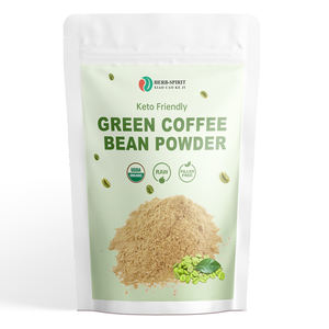 Herbspirit 무료 샘플 녹색 커피 콩 추출물 체중 감량을위한 엽록산 50% 녹색 커피 콩 추출물 - Product Image 5