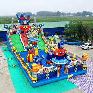 Château gonflable commercial en PVC avec toboggan aquatique et mur d'escalade <span class=keywords><strong>pour</strong></span> aire de jeux <span class=keywords><strong>pour</strong></span> enfants - Product Image 3
