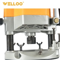WELLOO Défonceuse électrique 1600W, outils électriques professionnels, petite fraiseuse à bois, défonceuse électrique pour le travail du bois
