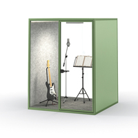 Cabine de bureau modulaire portable moderne insonorisée pour espaces intérieurs, idéale pour les immeubles de bureaux et les centres commerciaux