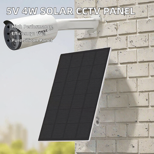 แผงโซลาร์เซลล์แบบยืดหยุ่นชนิดโมโนคริสตัลไลน์ซิลิคอน 4V 5V 6V 3-10W สำหรับกล้องวงจรปิดรักษาความปลอดภัยภายนอกอาคาร พร้อมใบรับรอง CE และกล่องเชื่อมต่อ IP65 - Product Image 3