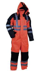 Vêtements de travail de sécurité d'hiver haute visibilité à manches longues anti-poussière respirant résistant à l'eau certifié CE Construction antibactérienne - Product Image 6