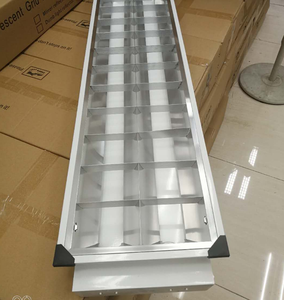 <span class=keywords><strong>T8</strong></span> Lăng Trụ Đèn Lưới Khay Lưới Tản Nhiệt Ánh Sáng Lịch Thi Đấu Với Cho <span class=keywords><strong>Led</strong></span> Ống Đèn Nhà 4X18 Wát Opal/Lăng Trụ Louver Phù Hợp - Product Image 6