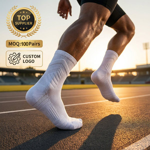 Custom Sports Coolmax Compression Running <strong>Socks</strong> Cushion Crew Anti-Blister <strong>Moisture</strong> Wicking Athletic Hiking <strong>Socks</strong> - Product Image 2