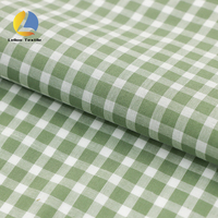 Tissu de chemise teint en fil de Offre Spéciale conception pas cher prix tissu à carreaux pour enfant tissu conception chine gros coton feuille tissu