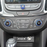 Couvercle de commande centrale en alliage d'aluminium pour Chevrolet Equinox : climatisation, audio, phares, bouton d'allumage, intérieur central