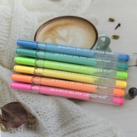 Stylos à gel acrylique pour dessin, stylos à peinture gel couleurs Ultra Fine ST Point 1.0, ensemble de stylos marqueurs acryliques encre de couleur pour la journalisation
