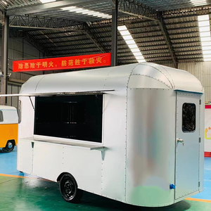 Carrito Móvil Galvanizado para Comida Rápida (Hot Dogs, Té con Leche, Café) - Uso en Exteriores, Áreas Concurridas, Alimentación Eléctrica Integrada, Fácil Montaje - Product Image 2