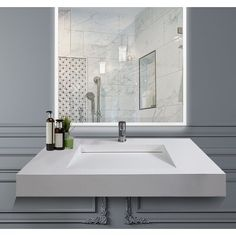 Wiselink-lavabo moderno con diseño de moda, <span class=keywords><strong>encimera</strong></span> de baño con superficies sólidas, capa de <span class=keywords><strong>gel</strong></span> - Product Image 2