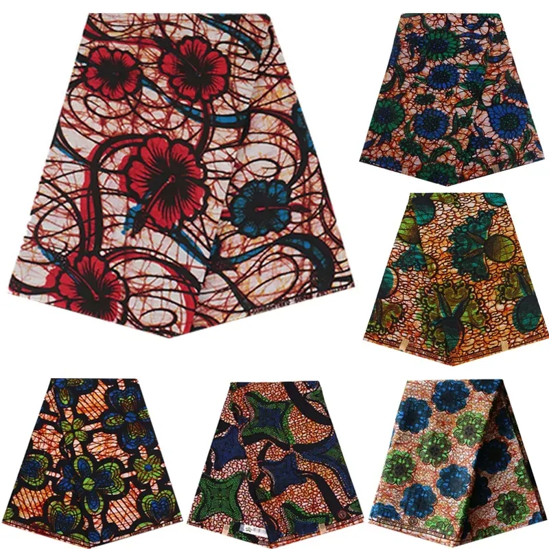 High Quality Ankara Fabric Wax Print African Batik Fabric Sewing Material Africa Wax Fabric For Dress