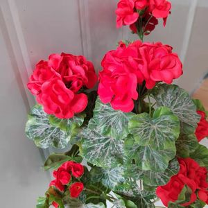 Branche de géranium artificiel sans pot - Product Image 6