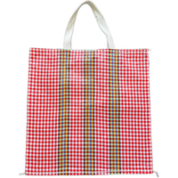 Prix usine multicolore petite stratification polypropylène/pp tissé/raphia sac à provisions/sac/sacos avec poignée exportés au Pérou