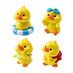 Figuras de Patitos Amarillos en Miniatura, Adornos para el Tablero del Automóvil, Decoración para Jardín de Hadas, Micropaisaje, Casa de Muñecas, Bonsái, Manualidades - Product Image 5