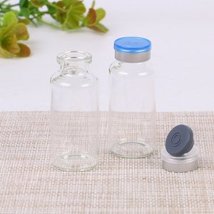 Clear Glass Vials with Rubber <b>Stopper</b> Small Capacity Sample <b>Bottles</b> for home use - Product Image 6