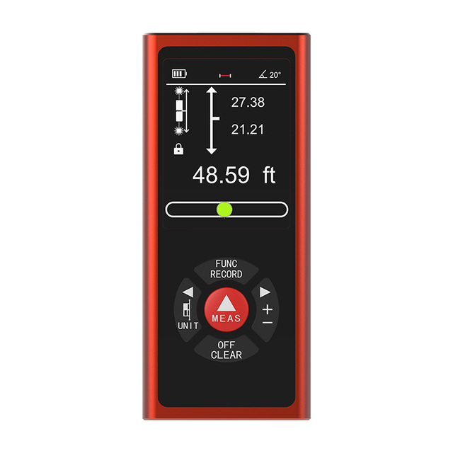 Industrial Dual-Laser Distance Meter 0.05-120m Alignment Tool