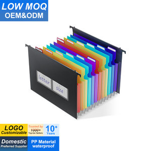 Porte-documents suspendu extensible en plastique, 12 pochettes accordéon, grande capacité, format lettre, organiseur de documents pour le bureau, l'école et la maison - Product Image 1