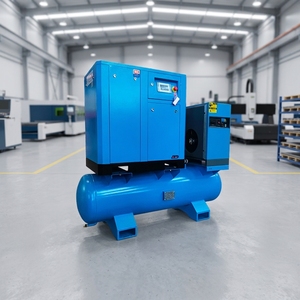 <span class=keywords><strong>Compresor</strong></span> de <span class=keywords><strong>Aire</strong></span> de Tornillo Rotativo Integrado <span class=keywords><strong>Silencioso</strong></span> de Bajo Consumo de Energía PM VSD de 7.5KW 10HP para Maquinaria de Fresado CNC de Precisión - Product Image 1
