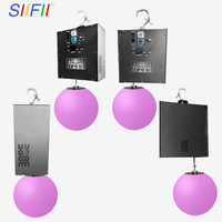 Sistema de Iluminación Cinética Inteligente, Bola LED Elevadora con Control DMX, Luz Esférica para Producción de Eventos