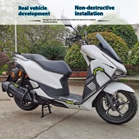 Pare-chocs avant et arrière modifiés Haojin 150 Motorcycle Hunter Transformer, tuyau d'échappement, barre de protection anti-chute avec accessoires