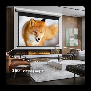 Pantalla de Proyección Wupro/OEM de PVC Suave Negro Cristal de 120 Pulgadas 16:9 para el Hogar 4K, Plegable, FlowArc-Black Crystal-1, Gran Venta - Product Image 5