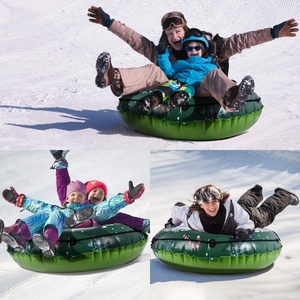 Toboggan gonflable commercial double en caoutchouc pour sports d'hiver - Product Image 3