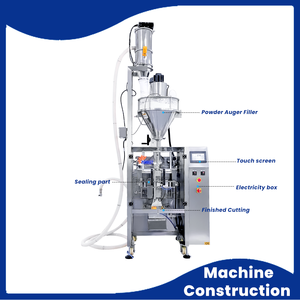 Automatische VFFS-Melkpoeder-Verpakkingsmachine 1kg voor melk-, kruiden-, koffie poeder – kussenzak-verpakkung, grote volume - Product Image 3