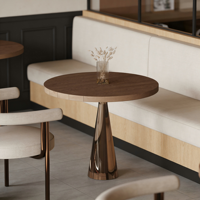 Mobilier de cafétéria, fauteuil en tissu moderne, table et chaise de café, durable pour restaurant, café, hôtel, restaurant de restauration rapide