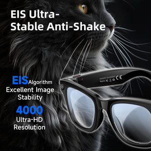 Lunettes intelligentes AR avec vidéo mains libres, détection d'objets par IA, réduction du bruit, double micro et traduction multilingue - Product Image 4