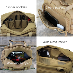 Bolsas de Herramientas al por Mayor, Duraderas, de Poliéster, con Asas y Correas, Gran Capacidad, Impermeables, con Soporte OEM - Product Image 6