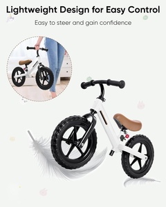 Nouveau vélo d'équilibre sans pédales pour enfants de 7 à 12 mois, trotteur d'apprentissage, vélo à deux roues en métal et plastique - Product Image 5