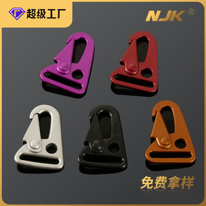 Mosquetón de metal de aleación con forma de pico de águila, rojo, para exteriores, para montañismo, gancho para correas de bolsos, llavero de seguridad para mascotas - Product Image 5